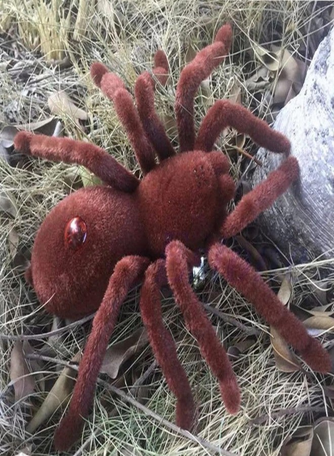 Ouhgnoh New Remote Control Scary Creepy Simulation Realistic Spider 2 Channel Infrared RC Model Toy Prank Kid Gift - Image 4
